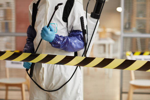 Professional Biohazard technician working in Crescent, IA